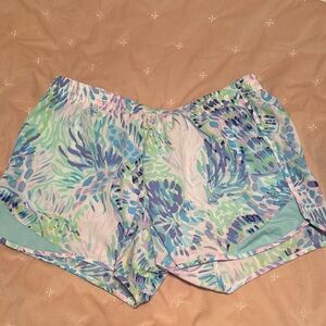 Lilly Pulitzer Pastel Patterned Athletic Shorts